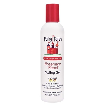 Fairy Tales Rosemary Repel Daily Kids Hair Gel – Kids Like the Smell, Lice Do Not, 8 fl oz. (Pack ...