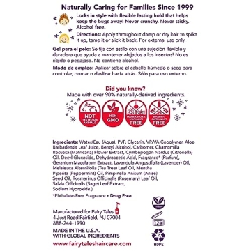 Rosemary Repel Kids Hair Gel – Lice Protection and Great Smell