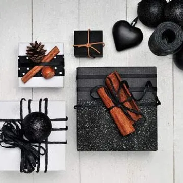 Eco-Friendly RUSPEPA Black Kraft Paper Roll for Wrapping