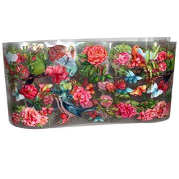 Butterfly Nail Art Peony Flower Foil Nail Art Bird DIY Nail Art Stickers Floral Leaf Rose for UV Gel...