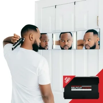Self-Cut System Travel Mirror for Easy Haircuts