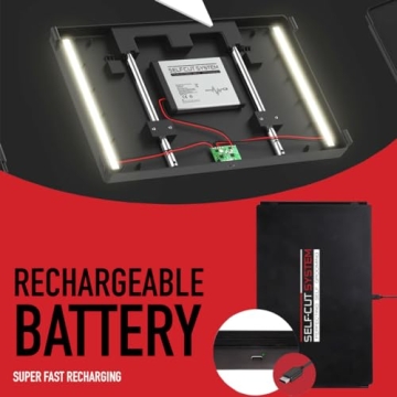 Self-Cut System Travel Mirror for Easy Haircuts