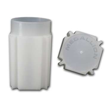 CoinSafe 10 Medallion Silver Round Tubes - Premium 39mm Protection for Collectors