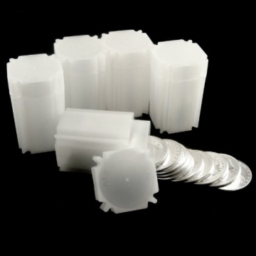 CoinSafe 10 Medallion Silver Round Tubes 39mm for Collectors