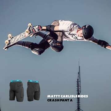 TSG Crash Pant A Protective Shorts for Snowboard and Ski