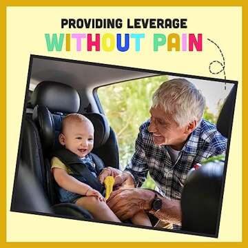 BUCKLEBEE Easy Car Seat Buckle Release Aid for Children Unbuckle Car Seat Release Tool - Car Seat Bu...