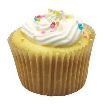 Mombake Premium Natural Greaseproof Cupcake Liners Muffin Paper Baking Cups Standard Size, 100-Count