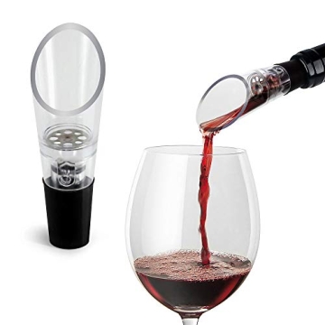 TenTen Labs Wine Aerator Pourer Set - Ultimate Wine Accessory