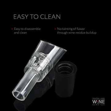 TenTen Labs Wine Aerator Pourer Set - Ultimate Wine Accessory