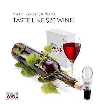 TenTen Labs Wine Aerator Pourer Set - Ultimate Wine Accessory