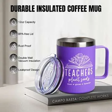 Stylish Stainless Steel Teacher Gift Mug for Any Occasion