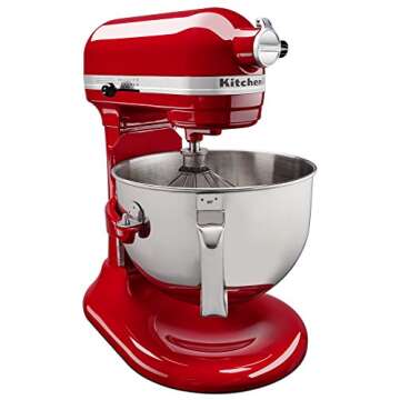 KitchenAid KL26M1XER Professional 6-Qt. Bowl-Lift Stand Mixer - Empire Red