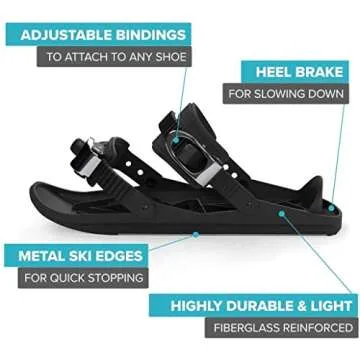 Snowfeet Mini Skis for Slopes | Fun for Everyone