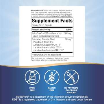 Nature's Way Primadophilus Reuteri Probiotic - Digestive & Immune Support, 90 Capsules