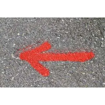 Rust-Oleum 266590 Professional 2X Distance Inverted Marking Spray Paint, 15 oz, Fluorescent Red-Orange