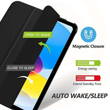 MoKo Slim iPad Case for 11" 2025 & 10.9" 2022 Models