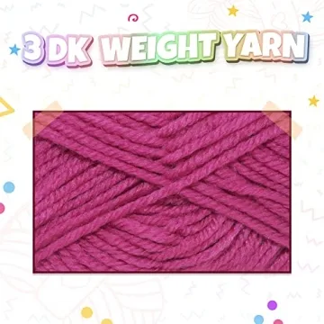 20 Acrylic Yarn Pack Soft Beginner Craft Yarn Set