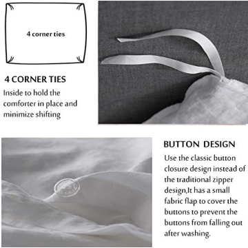 Shop Simple&Opulence 100% Linen Duvet Cover Set Now