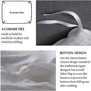 Shop Simple&Opulence 100% Linen Duvet Cover Set Now