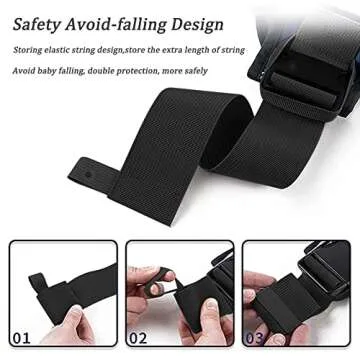 Portable Toddler Carrier, Adjustable Child Sling, Ergonomic One Shoulder Labor-Saving Polyester Half Wrapped Toddler Sling with Anti-Slip Particles, for Toddler, Children 6-36 Months