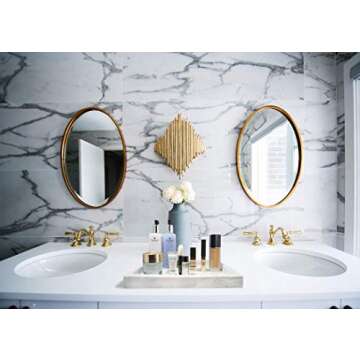 Elegant White Marble Tray for Signature Home Decor