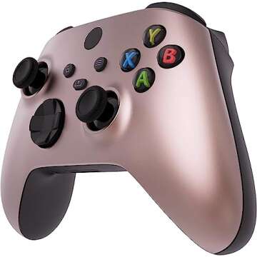 Xbox Soft Touch Design Custom Gaming Controller -Soft Shell for Comfort Grip X for Microsoft Xbox Pink (Rose Gold)