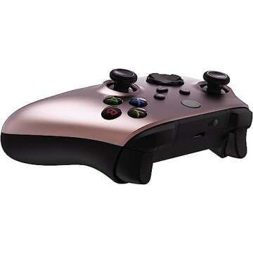 Xbox Soft Touch Design Custom Gaming Controller -Soft Shell for Comfort Grip X for Microsoft Xbox Pink (Rose Gold)