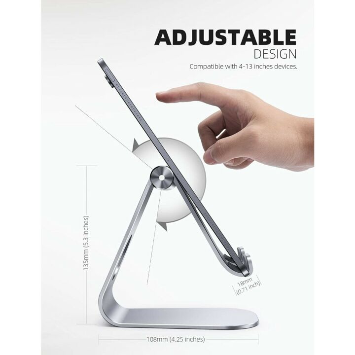 Adjustable Tablet Stand for iPad Pro & More