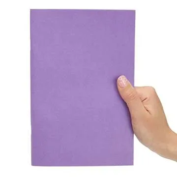 Paper Junkie 24 Pack Unlined Notebooks for Students, Blank Books for Kids to Write Stories and Draw, A5 Sketchbooks (5.5 x 8.5 In)