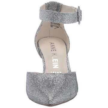 Anne Klein Women’s Fabulist Comfortable Fashion Pump, Silver, 9