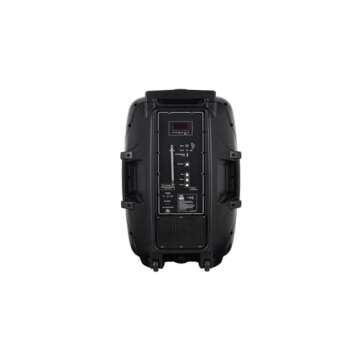 Altec Lansing SoundRover Wireless Trolley Bluetooth Speaker with Microphone, Rechargeable System Speaker for Parties, Karaoke DJ with Led Lights and USB Smartphone Charger