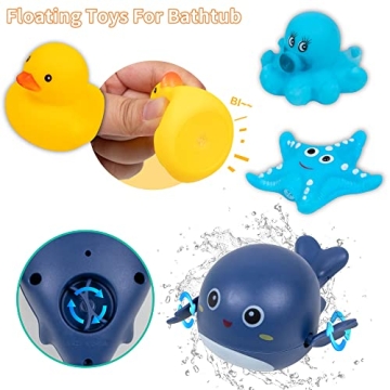 Treetoi Electric Shark Bath Shower Head for Kids