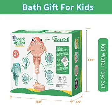 Treetoi Electric Shark Bath Shower Head for Kids