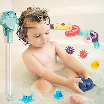 Treetoi Electric Shark Bath Shower Head for Kids