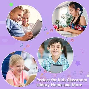 YFSFQS Wholesale Kids Bulk Earbuds Headphones Earphones for Classroom Students, Libraries, Hospitals 6 Assorted Colors Individually Bagged 10pack