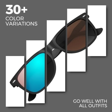 Stylish Sunier Polarized Sunglasses with UV Protection