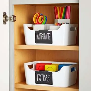 Talented Kitchen Metal Clip On Basket Labels