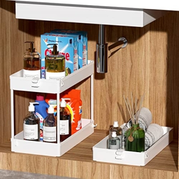 SPACEKEEPER Rolling Storage Cart for Home Organization