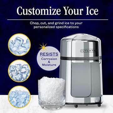 Nuvantee Manual Ice Shaver: Your Summer Snow Cone Maker