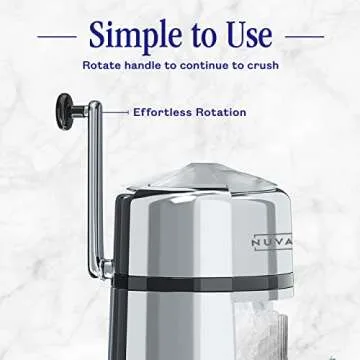 Nuvantee Manual Ice Shaver: Your Summer Snow Cone Maker