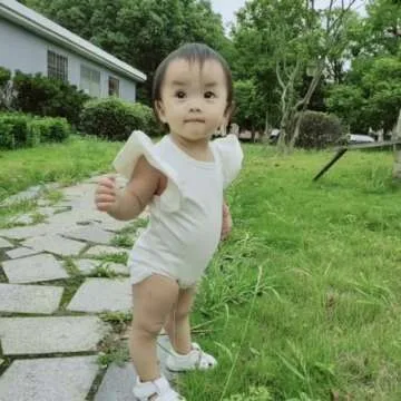 Y·J Back home Baby Girl Ruffle White Onesie Shirt Infant Cotton Clothes Toddler Suit Clothing Summer Onepiece Outfit Sleeveless Bodysuit Newborn Romper,18-24 Months