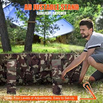 CROS Portable 200W Solar Panel Kit for Outdoor Use