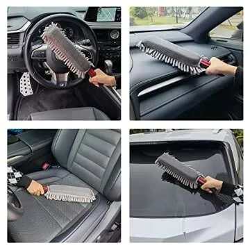 Amiss Mini Car Duster for Efficient Car and Home Cleaning