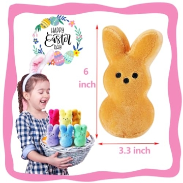 Cute Plush Easter Bunny Stuffed Dolls for Kids