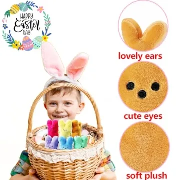 Cute Plush Easter Bunny Stuffed Dolls for Kids