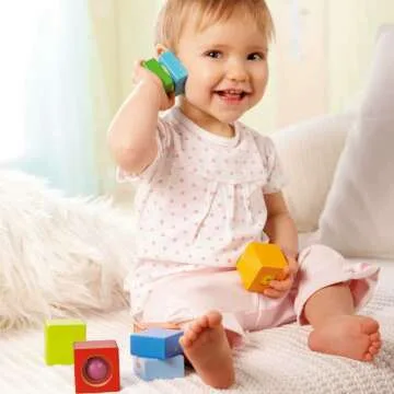 HABA Fun with Sounds Wooden Discovery Blocks