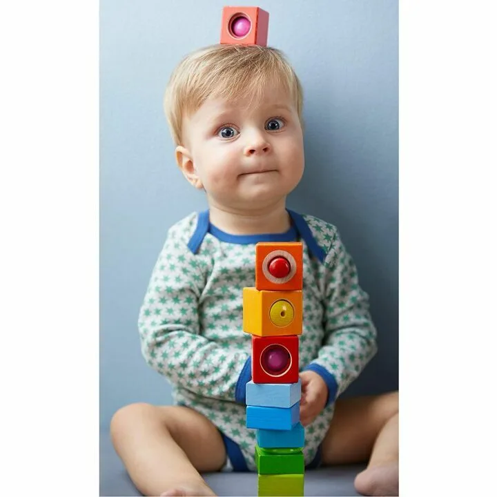 HABA Fun with Sounds Wooden Discovery Blocks