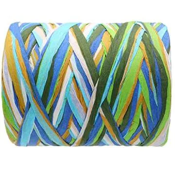G2PLUS 262 Feet Eco-Friendly Raffia Paper Ribbon