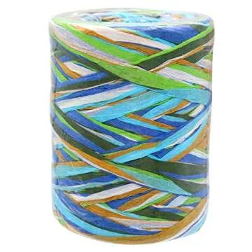 G2PLUS 262 Feet Eco-Friendly Raffia Paper Ribbon