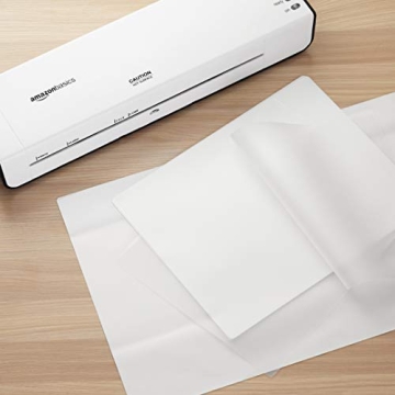 Amazon Basics 100-Pack Laminating Sheets - Clear, Durable, Easy to Use